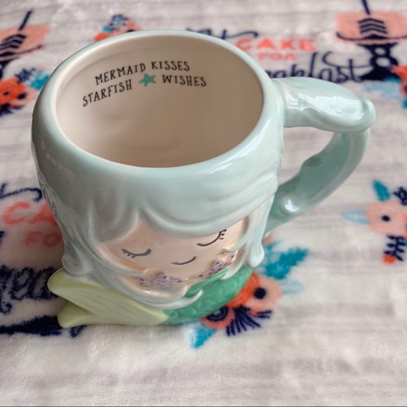 1 LEFT! 🧜🏻‍♀️ Teal Mermaid Ceramic Colorful Mug - Picture 3 of 6